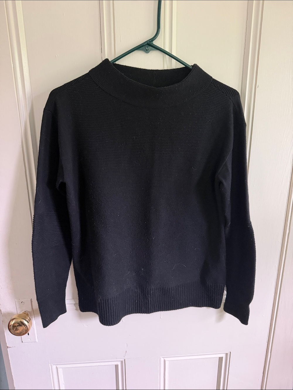 Talbots Black Crewneck Sweater